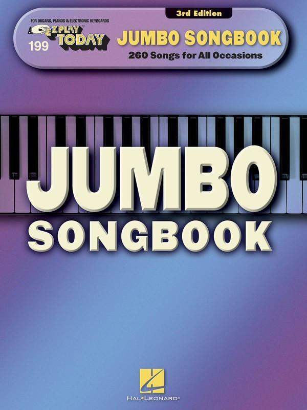 Jumbo Songbook - 3rd Edition - 260 Songs for All Occasions-Piano & Keyboard-Hal Leonard-Engadine Music