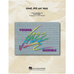Jump, Jive an' Wail, Brian Setzer Orchestra Arr. Roger Holmes Stage Band Chart Grade 3-Stage Band chart-Hal Leonard-Engadine Music