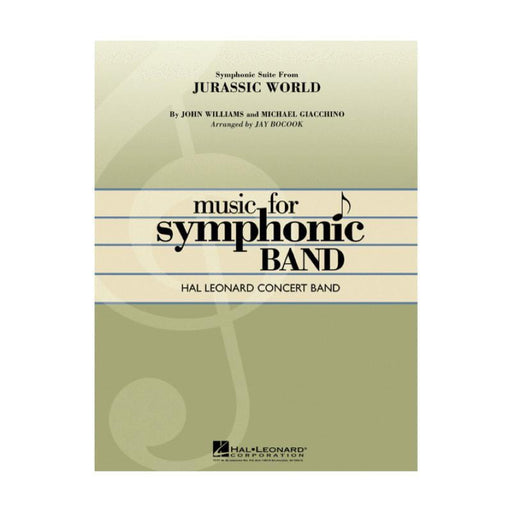 Jurassic World (Symphonic Suite), Giacchino Arr. Jay Bocook Concert Band Chart Grade 4-Concert Band chart-Hal Leonard-Engadine Music