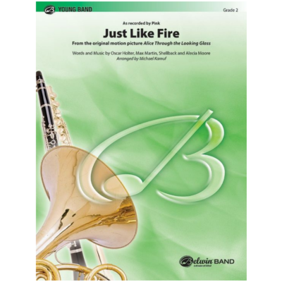 Just Like Fire, Pink Arr. Michael Kamuf Concert Band Chart Grade 2-Concert Band Chart-Alfred-Engadine Music
