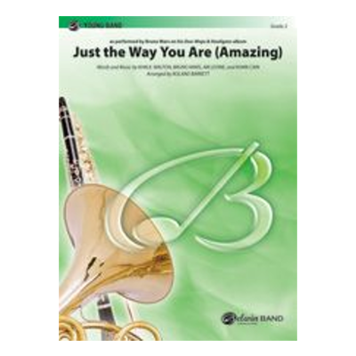 Just the Way You Are (Amazing), Mars Arr. Roland Barrett Concert Band Chart Grade 2-Concert Band Chart-Alfred-Engadine Music
