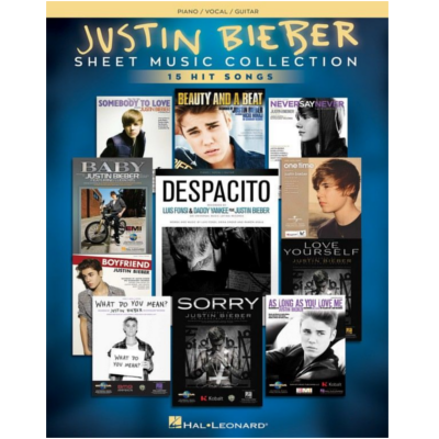 Justin Bieber - Sheet Music Collection-Piano Vocal & Guitar-Hal Leonard-Engadine Music