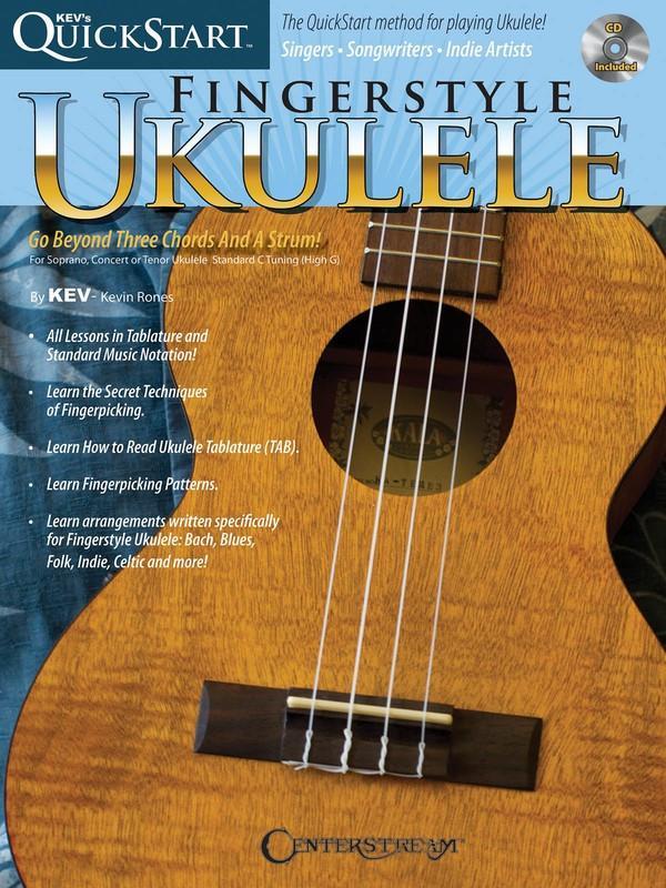 Kev's QuickStart for Fingerstyle Ukulele-Guitar & Folk-Hal Leonard-Engadine Music