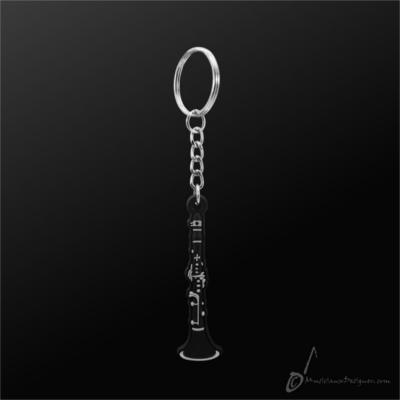 Key Chain Clarinet-Giftware Accessories-Engadine Music-Engadine Music
