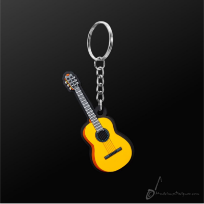 Key Chain Classical Guitar-Giftware Accessories-Engadine Music-Engadine Music