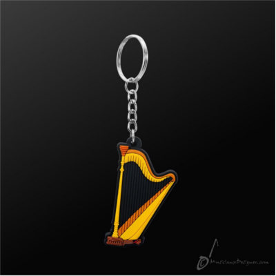 Key Chain Harp-Giftware Accessories-Engadine Music-Engadine Music