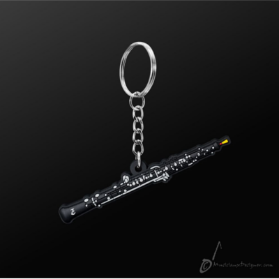 Key Chain Oboe-Giftware Accessories-Engadine Music-Engadine Music
