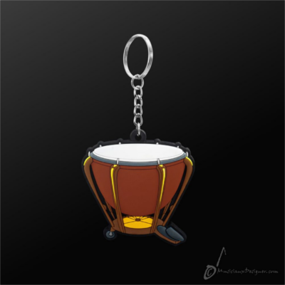 Key Chain Timpani-Giftware Accessories-Engadine Music-Engadine Music