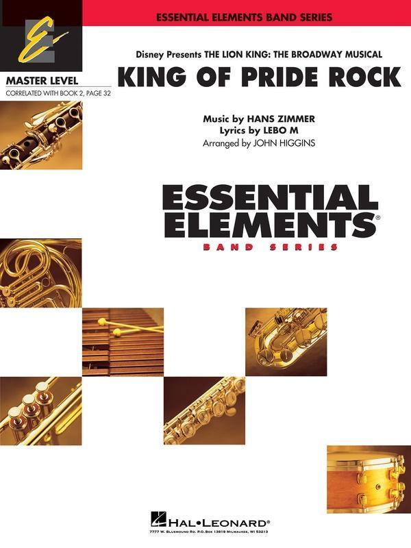 King of Pride Rock, Arr. John Higgins Concert Band Grade 2-Concert Band-Hal Leonard-Engadine Music
