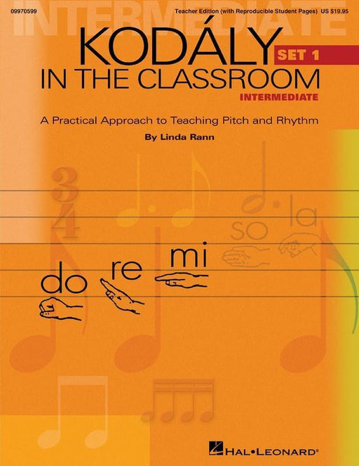 Kodaly in the Classroom - Intermediate Set 1 Performance/Accompaniment CD