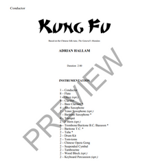 Kung Fu, Adrian Hallam Concert Band Grade 1-Concert Band-Thorp Music-Engadine Music