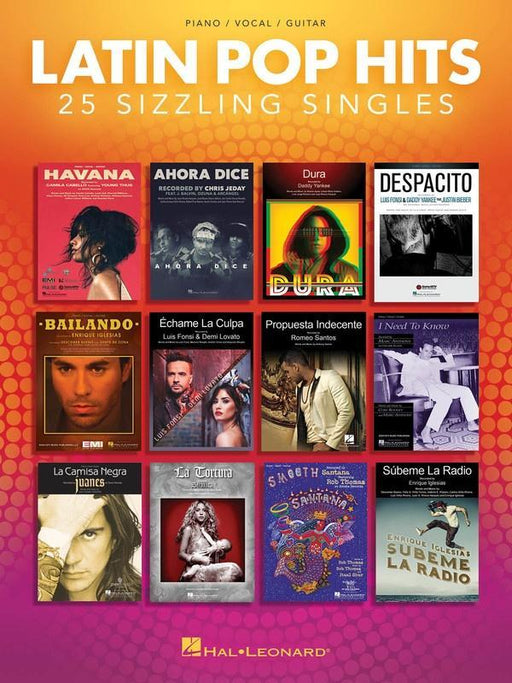 Latin Pop Hits - Piano, Vocal & Guitar-Piano Vocal & Guitar-Hal Leonard-Engadine Music