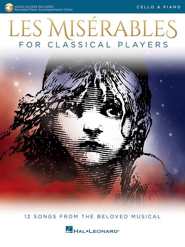Les Miserables for Classical Players - Cello and Piano-Strings-Hal Leonard-Engadine Music