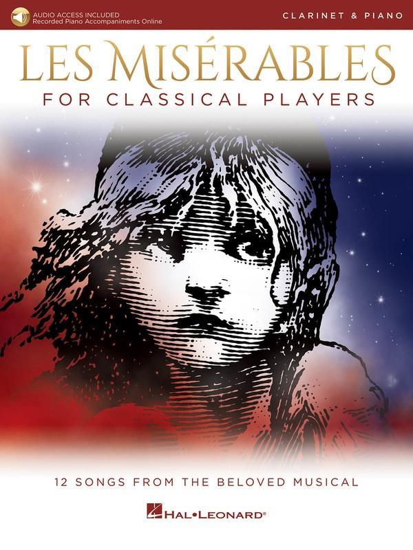 Les Miserables for Classical Players - Clarinet and Piano-Woodwind-Hal Leonard-Engadine Music