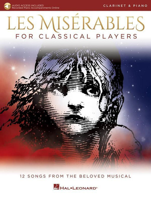Les Miserables for Classical Players - Clarinet and Piano-Woodwind-Hal Leonard-Engadine Music