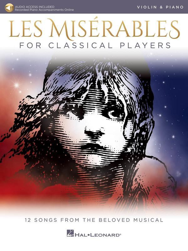 Les Miserables for Classical Players - Violin and Piano-Strings-Hal Leonard-Engadine Music