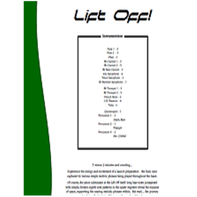 Lift Off! Nathan Cahill Concert Band Chart Grade 1+-Concert Band Chart-Nathan Cahill-Engadine Music
