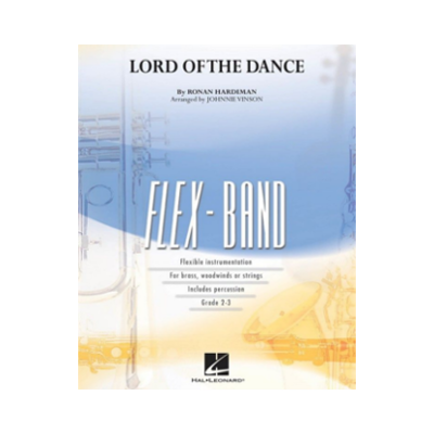 Lord of The Dance, Hardiman Arr. Johnnie Vinson Flexband Arrangement Grade 2-3-Flexband Arrangement-Hal Leonard-Engadine Music