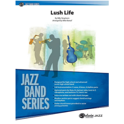 Lush Life,Billy Strayhorn Arr. Mike Kamuf Stage Band Chart Grade 3.5-Stage Band chart-Alfred-Engadine Music