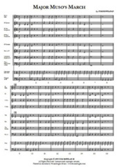 Major Muso's March, Tim Rowland Concert Band Grade 0.5-Concert Band-Hosenbugler-Engadine Music