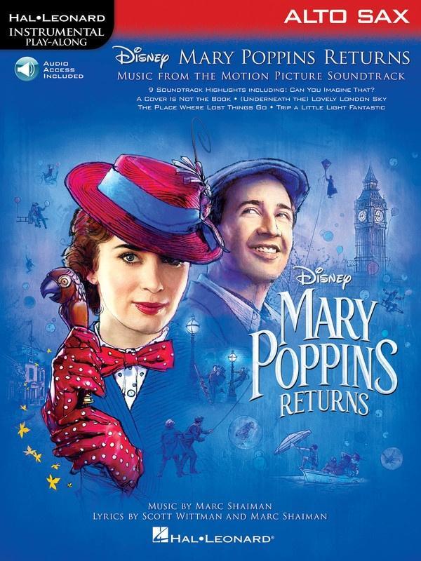 Mary Poppins Returns for Alto Sax-Woodwind-Hal Leonard-Engadine Music