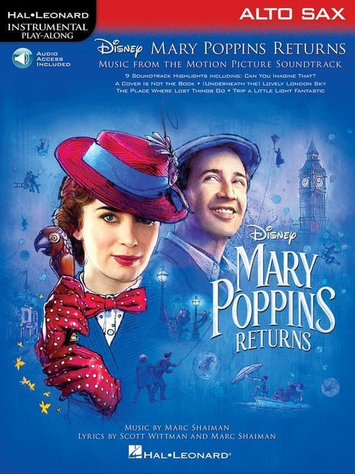 Mary Poppins Returns for Alto Sax-Woodwind-Hal Leonard-Engadine Music