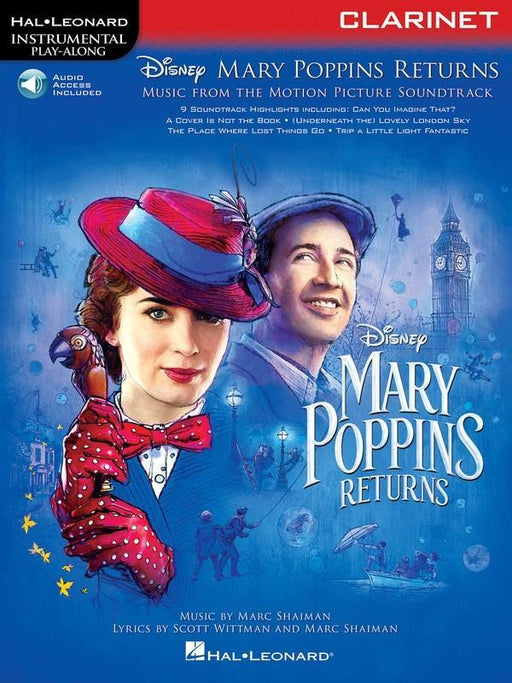 Mary Poppins Returns for Clarinet-Woodwind-Hal Leonard-Engadine Music