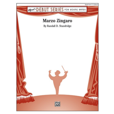 Marzo Zingaro, Randall D. Standridge Concert Band Chart Grade 1.5-Concert Band Chart-Alfred-Engadine Music