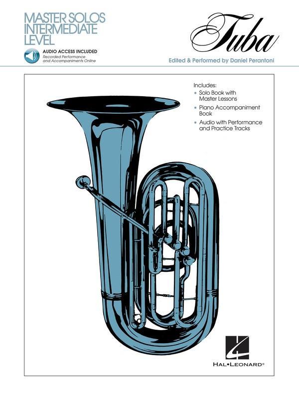 Master Solos Intermediate Level - Tuba (B.C.)-Brass-Hal Leonard-Engadine Music