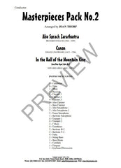 Masterpieces Pack No.2, Arr. Joan Thorp Concert Band Grade 2
