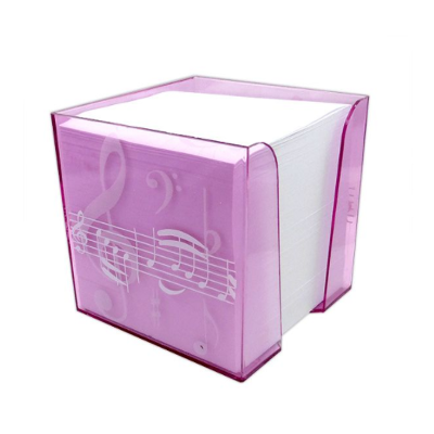 Memo Note Block Treble Clef Design Pink-Stationery-Engadine Music-Engadine Music