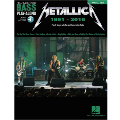 Metallica: 1991-2016 - Bass Guitar-Guitar & Folk-Hal Leonard-Engadine Music