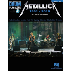 Metallica: 1991-2016 Drum Play-Along Volume 48-Percussion-Hal Leonard-Engadine Music