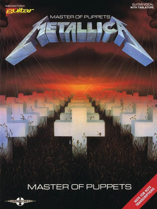 Metallica - Master of Puppets-Songbooks-Hal Leonard-Engadine Music