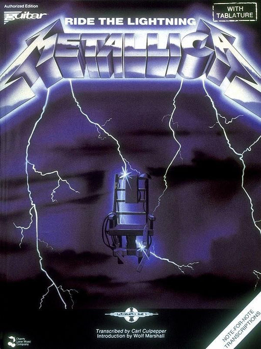 Metallica - Ride the Lightning-Songbooks-Hal Leonard-Engadine Music