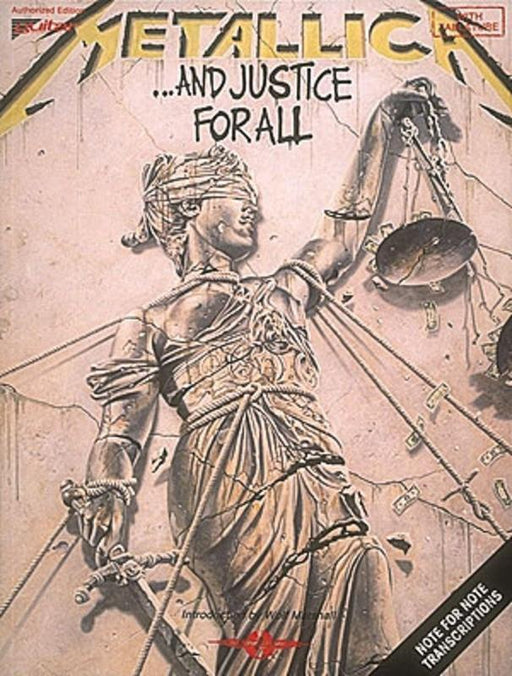 Metallica - ...And Justice for All-Songbooks-Hal Leonard-Engadine Music