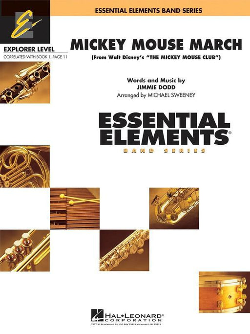 Mickey Mouse March, Arr. Michael Sweeney Concert Band Grade 0.5