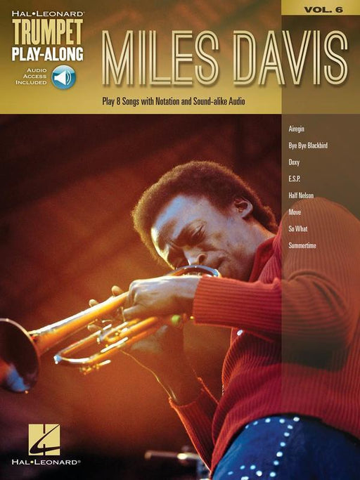 Miles Davis Trumpet Play-Along Volume 6-Brass-Hal Leonard-Engadine Music