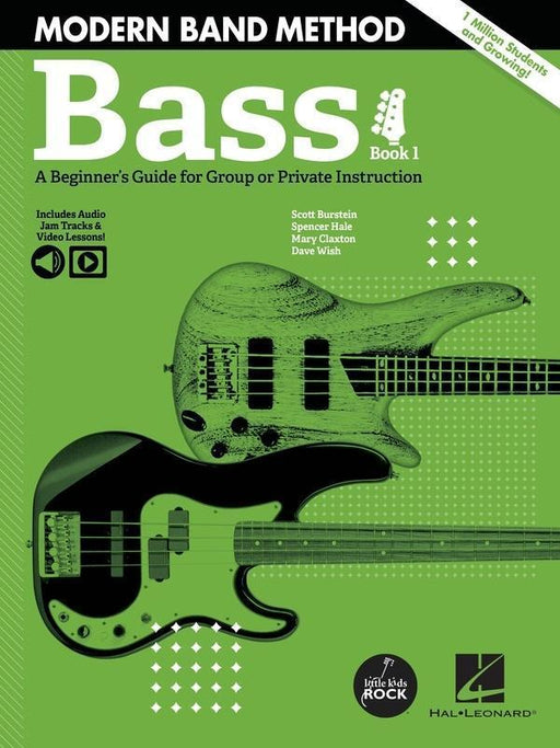 Modern Band Method - Bass Book 1, Book & Online Audio