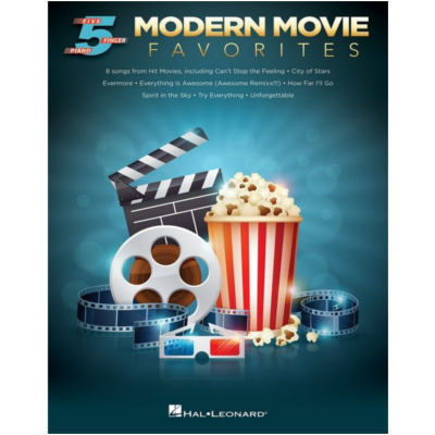 Modern Movie Favorites for Five-Finger Piano-Piano & Keyboard-Hal Leonard-Engadine Music