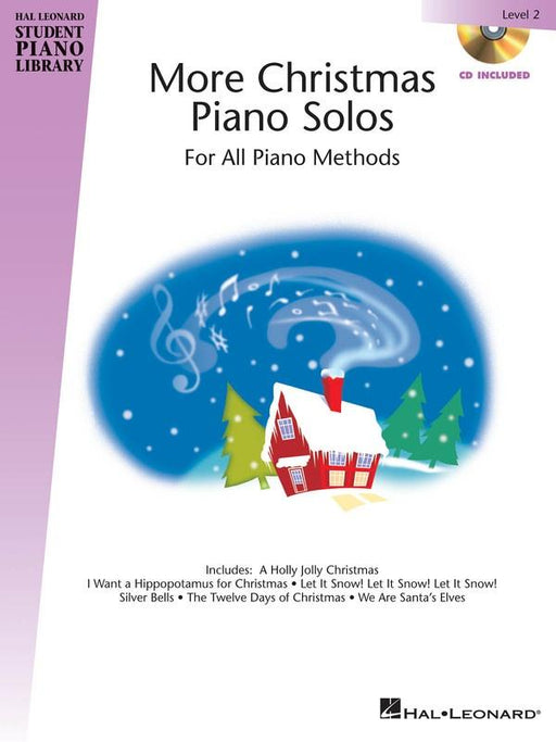 More Christmas Piano Solos Level 2 - Book/CD Pack-Piano & Keyboard-Hal Leonard-Engadine Music