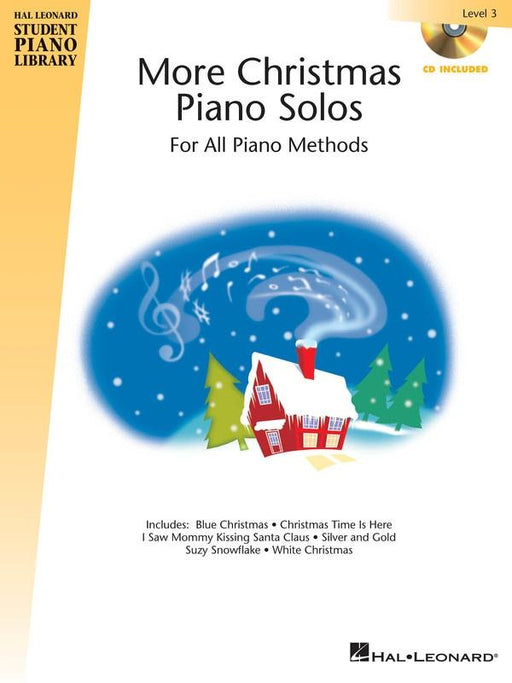 More Christmas Piano Solos Level 3 - Book/CD Pack-Piano & Keyboard-Hal Leonard-Engadine Music