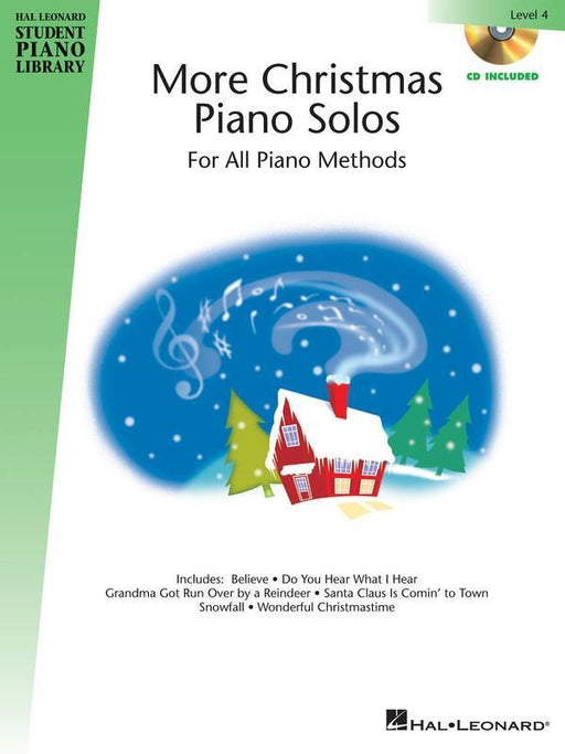 More Christmas Piano Solos Level 4 - Book/CD Pack-Piano & Keyboard-Hal Leonard-Engadine Music