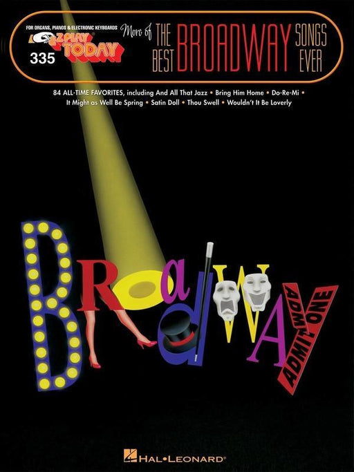 More of the Best Broadway Songs Ever, E-Z Play