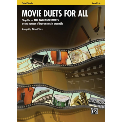 Movie Duets For All - Flute,Piccolo-Duets-Alfred-Engadine Music