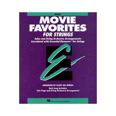 Movie Favorites for Strings EE - Violin (Parts 1 or 2)-Ensemble-Hal Leonard-Engadine Music