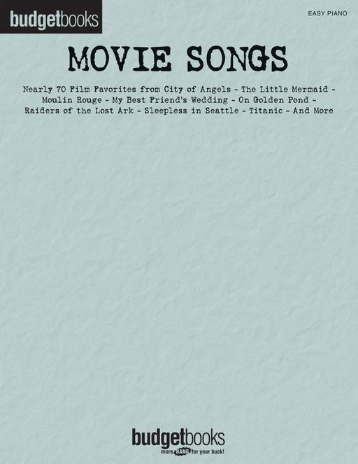 Movie Songs-Songbooks-Hal Leonard-Engadine Music