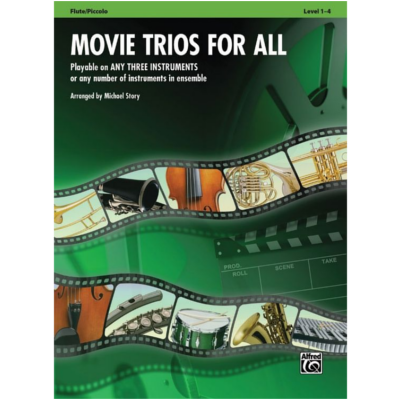 Movie Trios For All - Flute,Piccolo-Trios-Alfred-Engadine Music