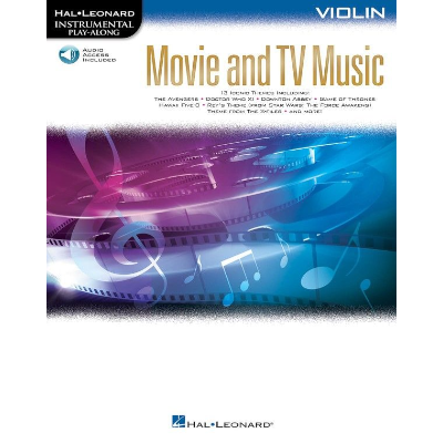 Movie and TV Music for Violin-Strings-Hal Leonard-Engadine Music