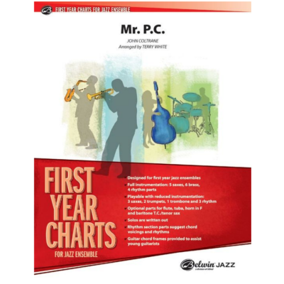Mr. P.C. John Coltrane Arr. Terry White Stage Band Chart Grade 1-Stage Band chart-Alfred-Engadine Music